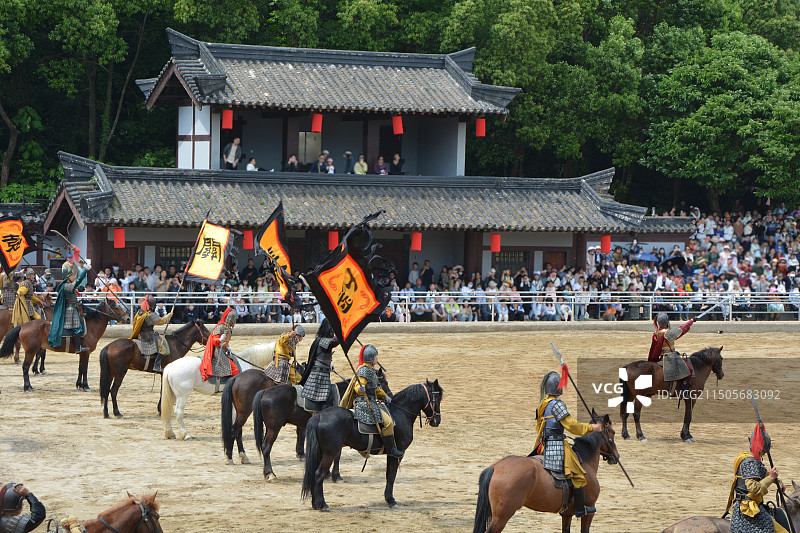 无锡市中央电视台无锡影视基地三国水浒城景区图片素材