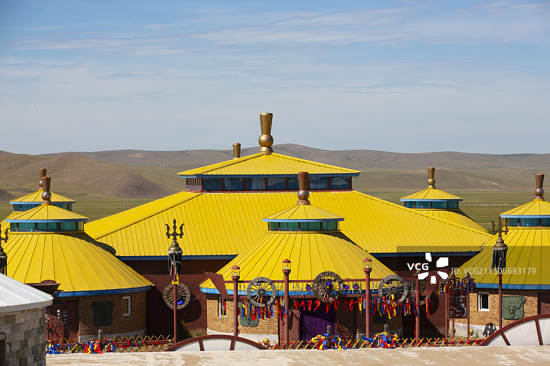 呼伦贝尔金帐汗旅游部落旅游区图片素材