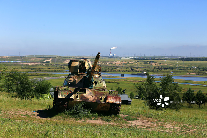 呼伦贝尔世界反法西斯战争海拉尔纪念园图片素材