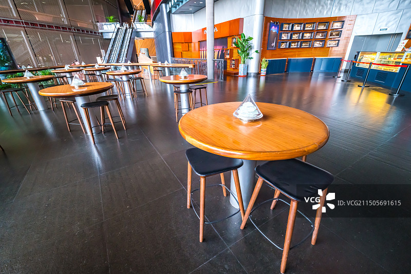 北京国家大剧院内部空间-咖啡休闲区图片素材