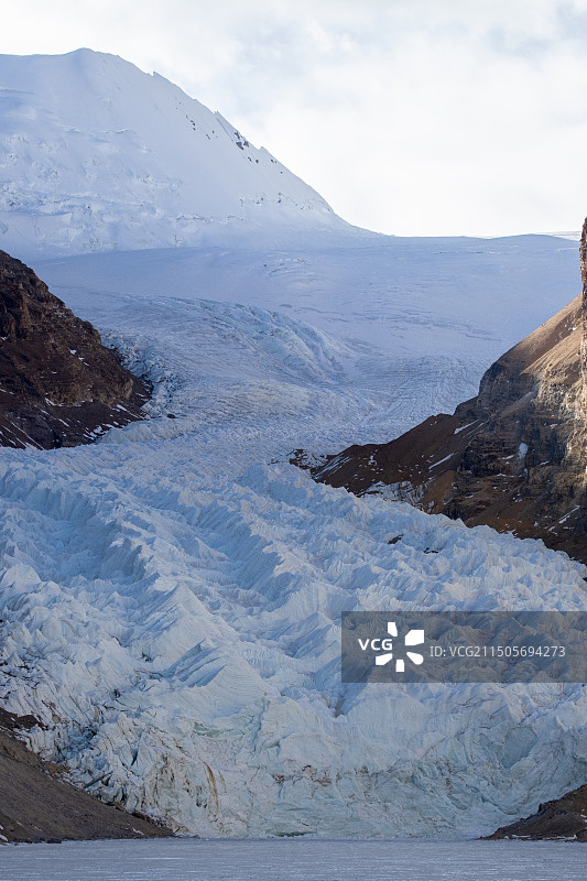 曲登尼玛冰川图片素材