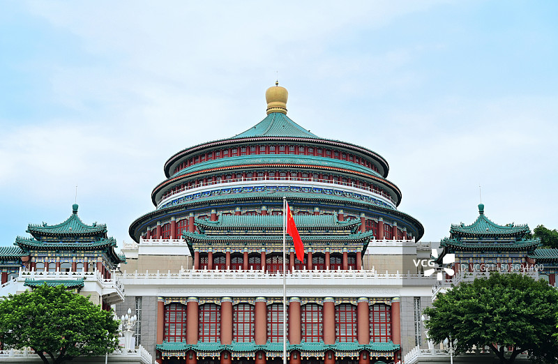 重庆市人民大礼堂图片素材