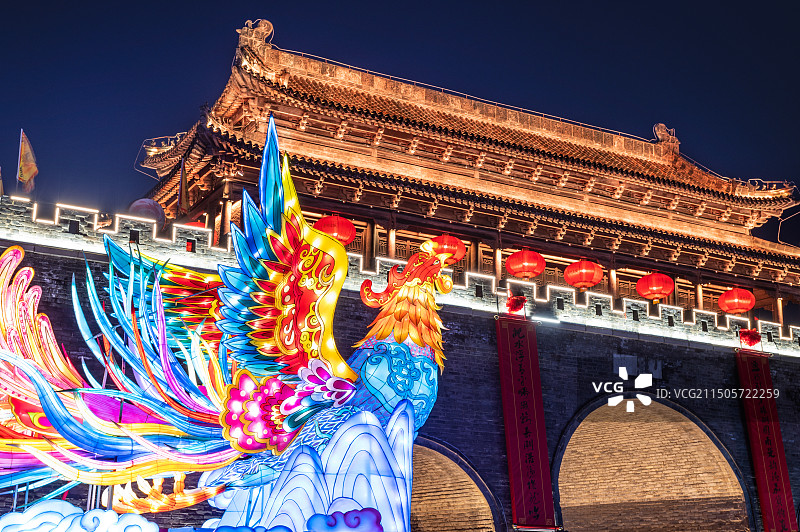 寿县新年龙灯图片素材