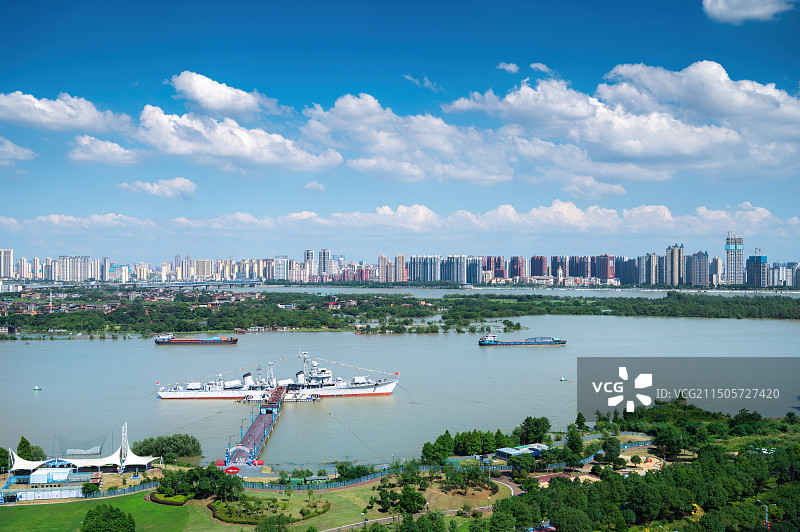 江西南昌舰风光图片素材