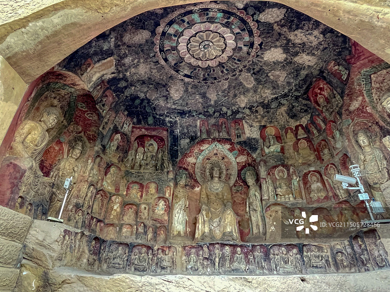 广元千佛崖石刻艺术博物馆图片素材