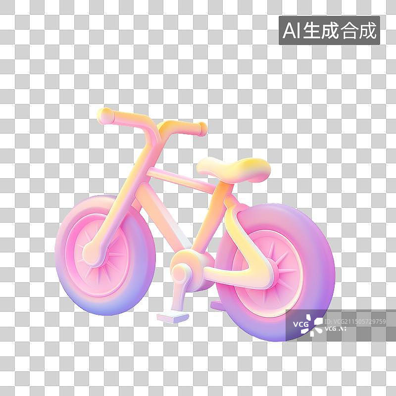 【AI数字艺术】自行车单车免抠元素图标符号图片素材