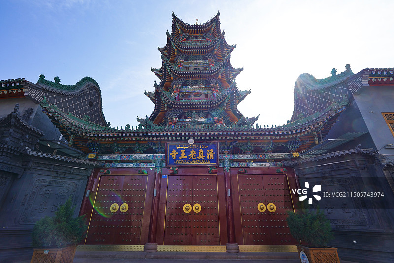 甘肃临夏八坊十三巷图片素材