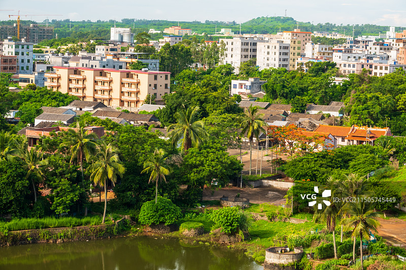 “水泥森林”中的田园，美俗村图片素材