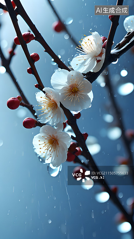 【AI数字艺术】花朵特写图片素材
