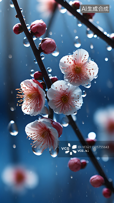 【AI数字艺术】花朵特写图片素材