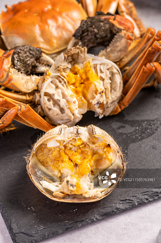 美味的稻田河蟹大闸蟹图片素材