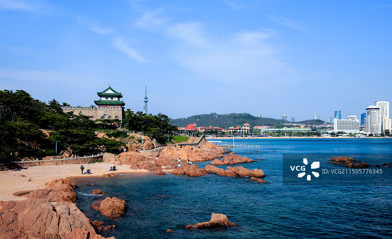 青岛市鲁迅公园图片素材