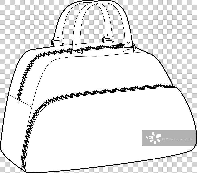 保龄球包剪影时尚配饰图片素材