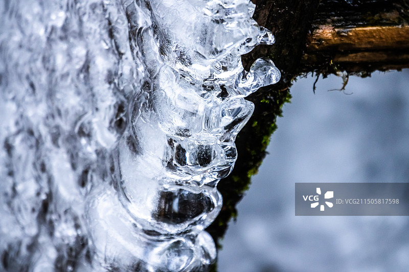 神农架山顶冬季雪景图片素材