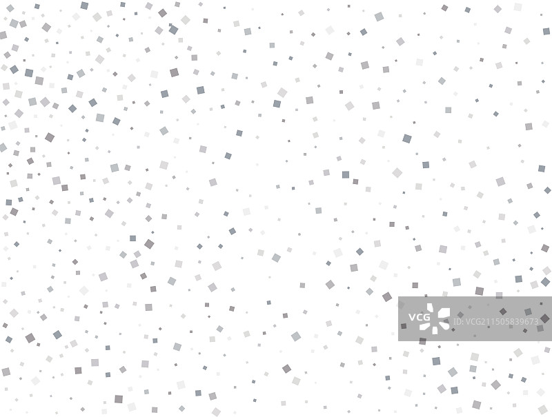 生日银色方块纸屑庆祝图片素材