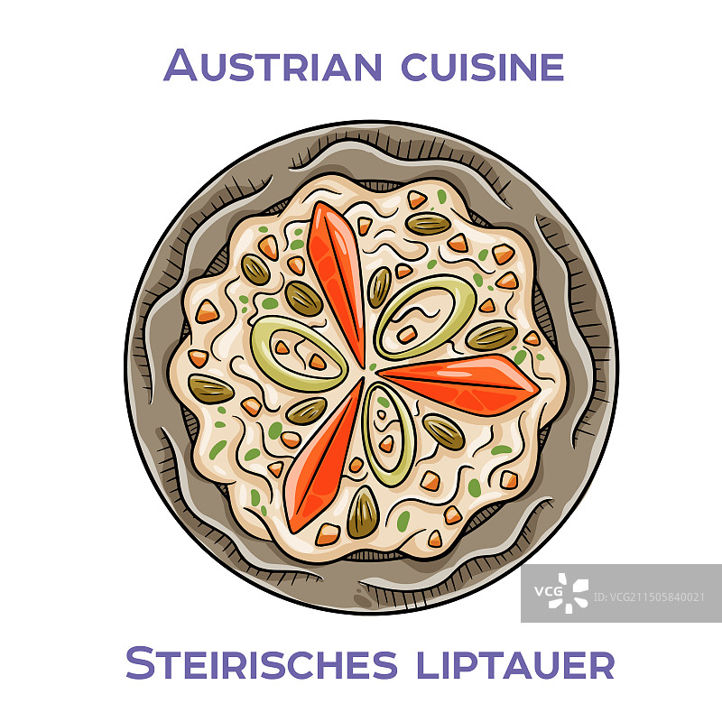 施泰里亚利普陶尔是一种可涂抹的奶酪图片素材