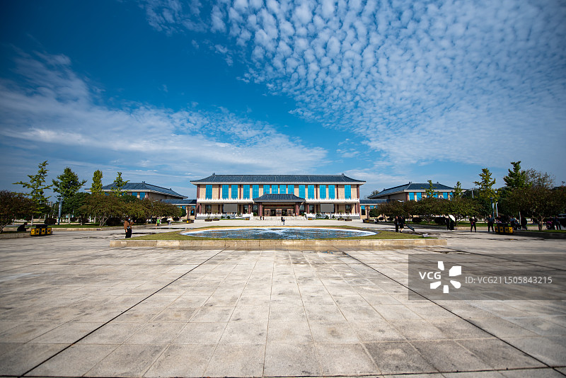 钟祥莫愁村游客中心建筑图片素材