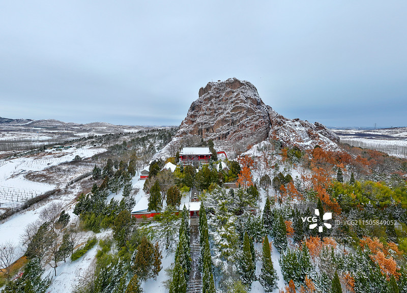 胶州艾山风景区图片素材
