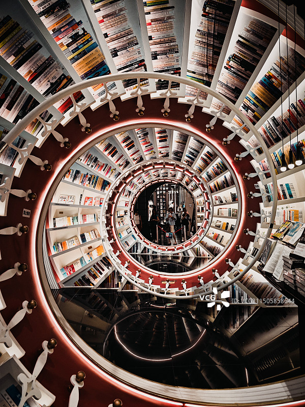 旋转书架图片素材