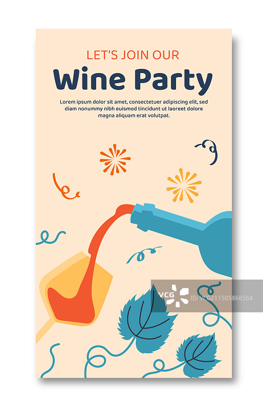 红酒节故事概念图片素材