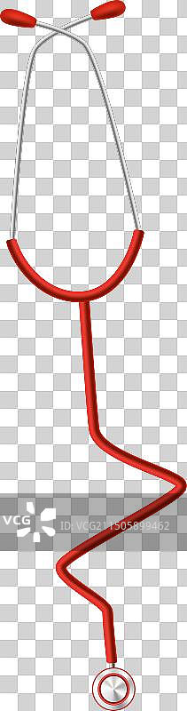 医生用医疗设备听诊器图标图片素材