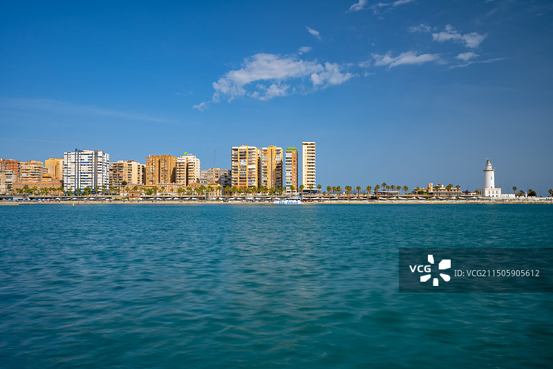 西班牙马拉加海图片素材