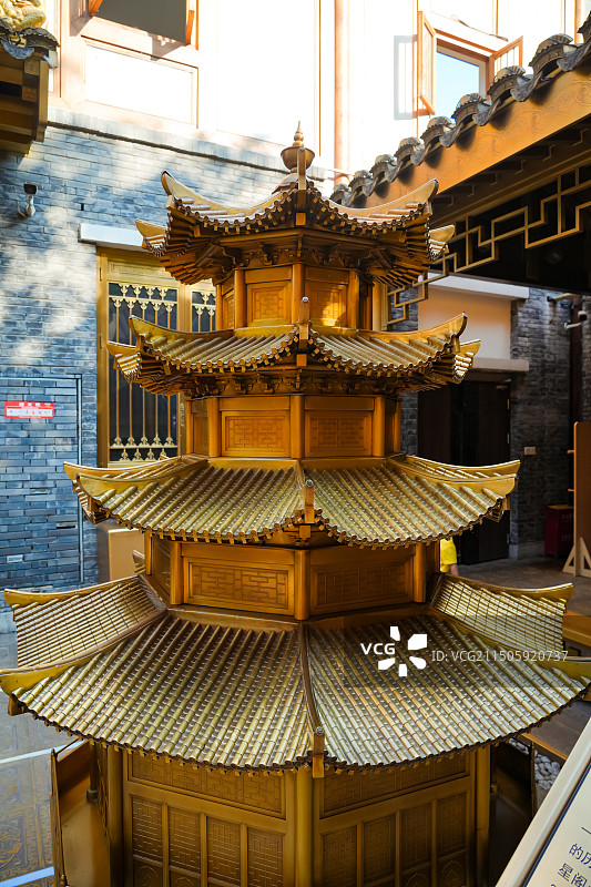 重庆魁星阁 朱炳仁艺术博物馆  重庆渝中区十八梯风貌区图片素材