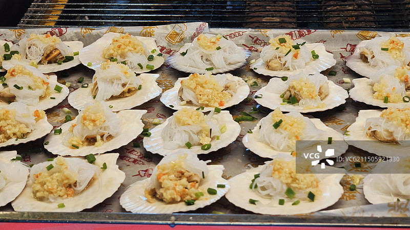 烤生蚝图片素材