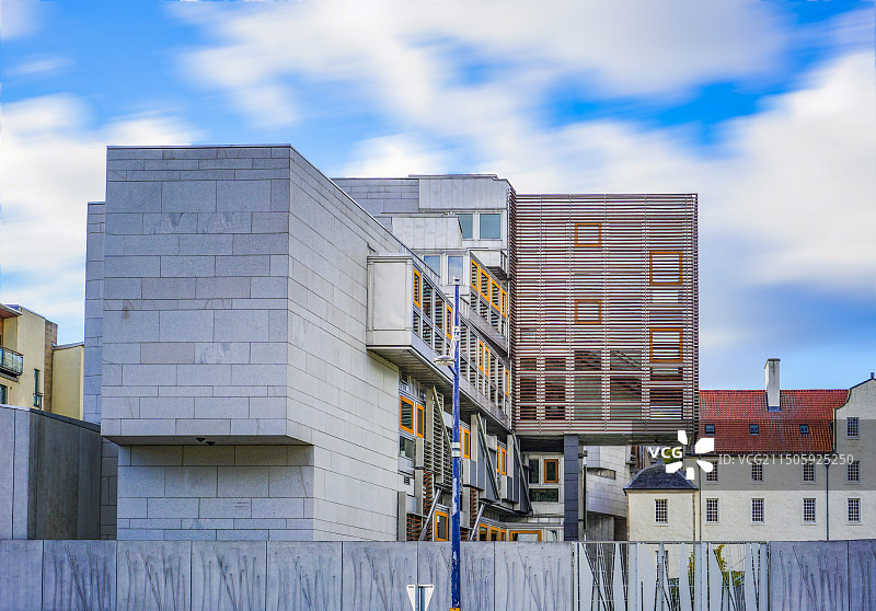 英国苏格兰爱丁堡的建筑外立面图片素材