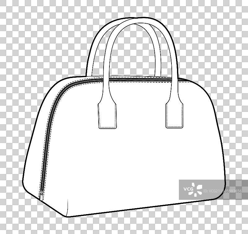 保龄球手提包轮廓时尚配饰图片素材