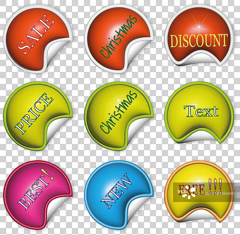 促销贴纸合集图片素材