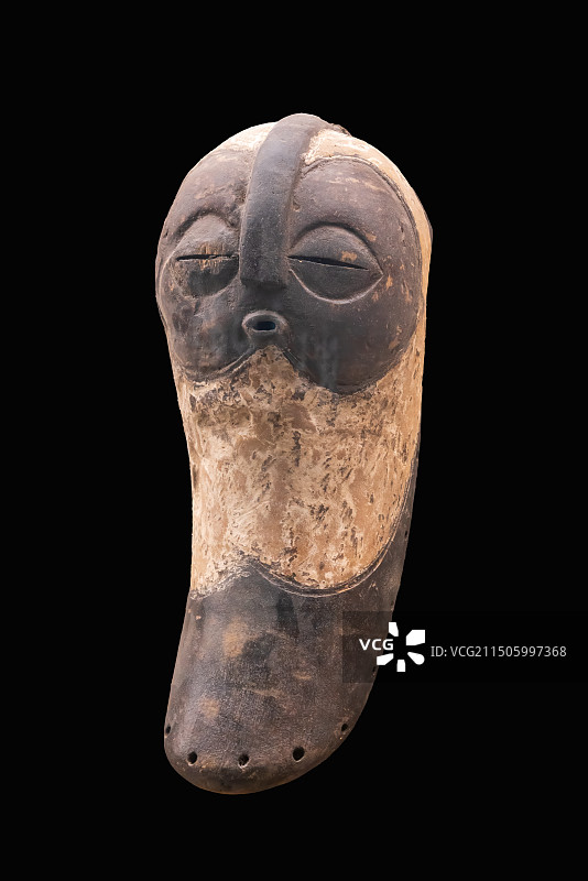 非洲面具，刚果，马脸，马头形状的面具图片素材
