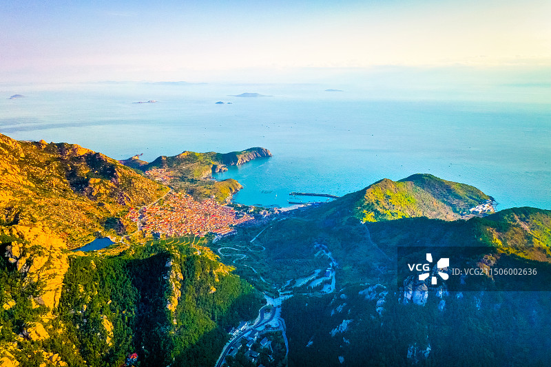 青岛崂山青山村茶园风光图片素材