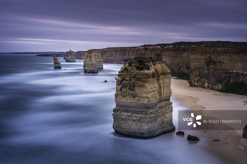大洋路及十二门徒图片素材