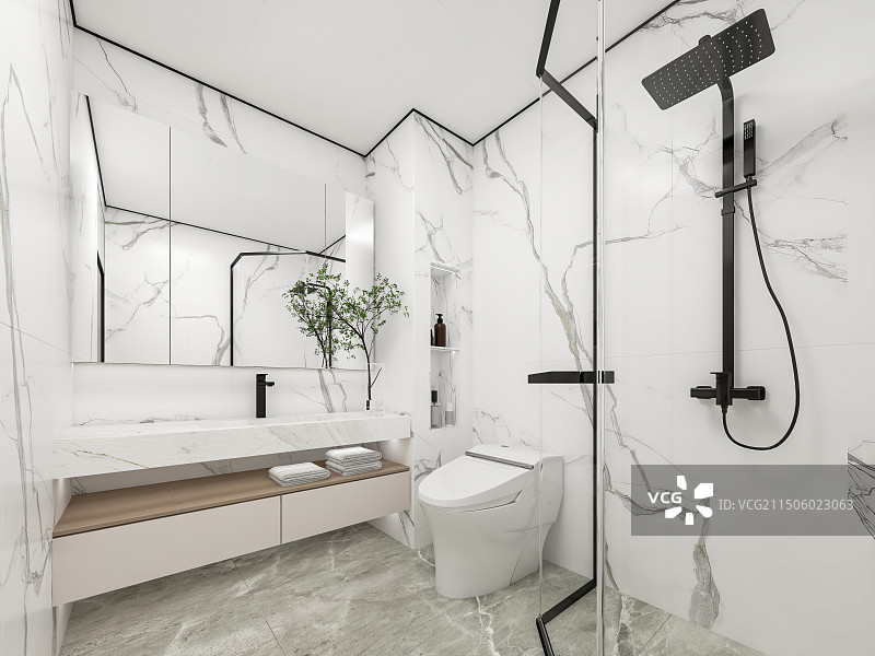 现代家居卫生间图片素材