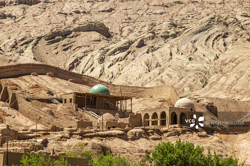 新疆吐峪沟麻扎村图片素材