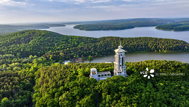 长春净月潭国家森林公园图片素材