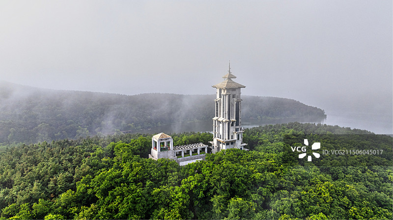 净月潭国家森林公园图片素材