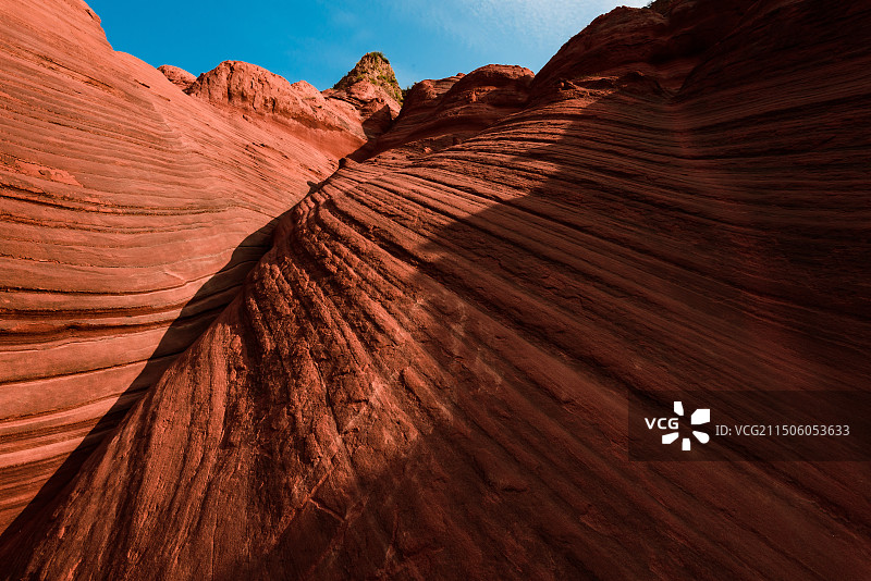 陕西靖边波浪谷图片素材