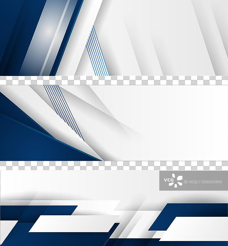 蓝白色几何形状抽象现代背景图片素材