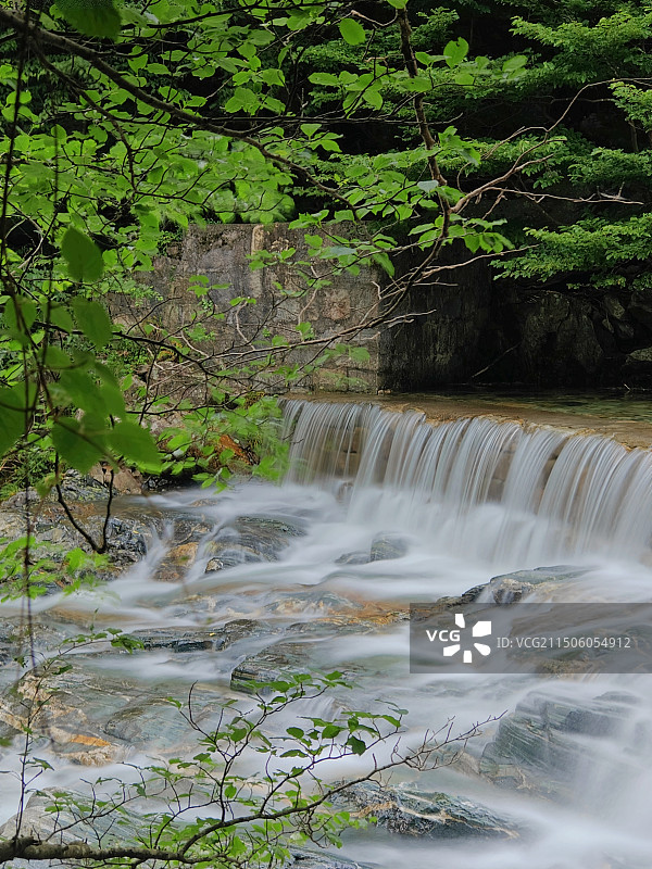 安徽省六安市大别山天堂寨风景区白马大峡谷图片素材