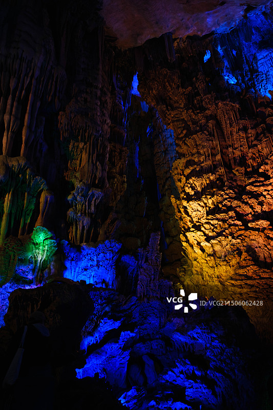 芦笛岩——洞中之美，打卡荔浦世界溶洞奇观图片素材