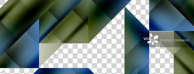 生动的抽象在无缝中展开三角形图片素材