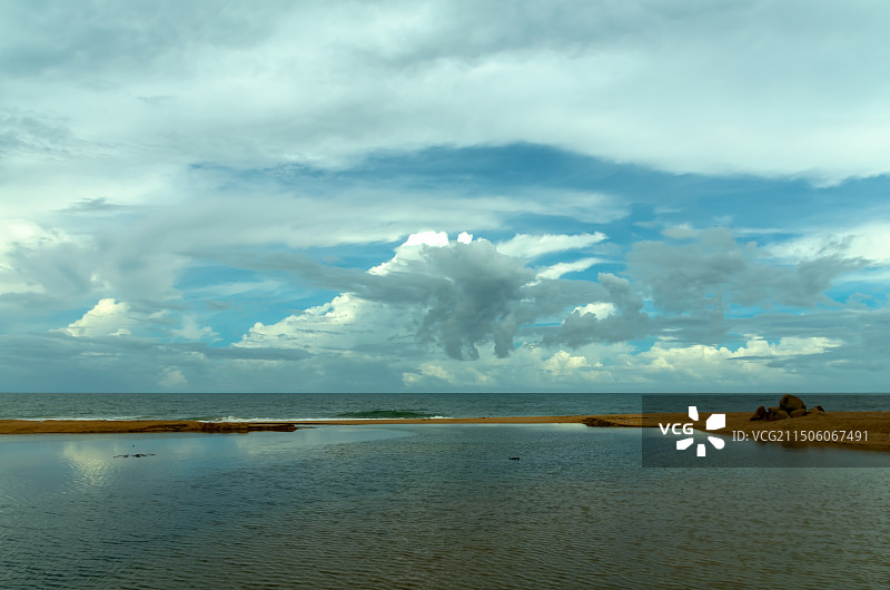 陵水-万宁-谭门镇沿海公路景色图片素材