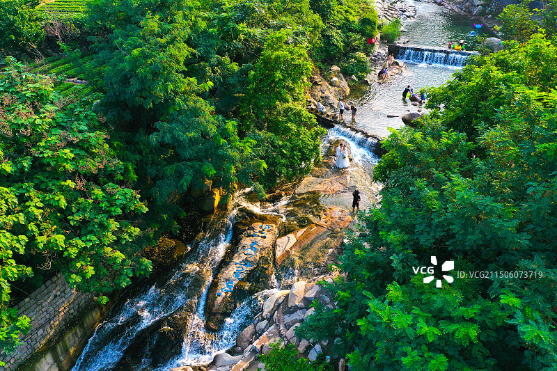 崂山风景区雕龙嘴图片素材