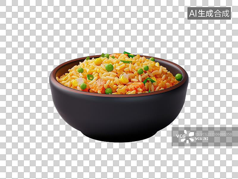 【AI数字艺术】黄金炒饭 蛋炒饭图片素材
