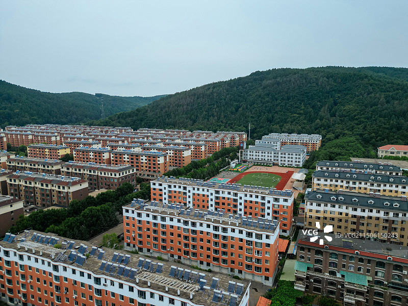 通化县 团结广场 英华街 广电大厦 丽景花园 人民医院图片素材