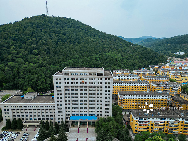 通化县 团结广场 英华街 广电大厦 丽景花园 人民医院图片素材