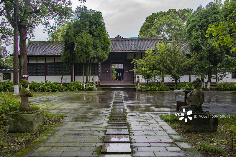 四川绵阳江油青莲镇太白祠图片素材