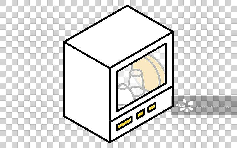 洗碗机电器2.5D图图片素材